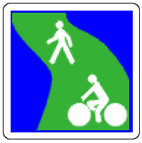 Panneau voie verte