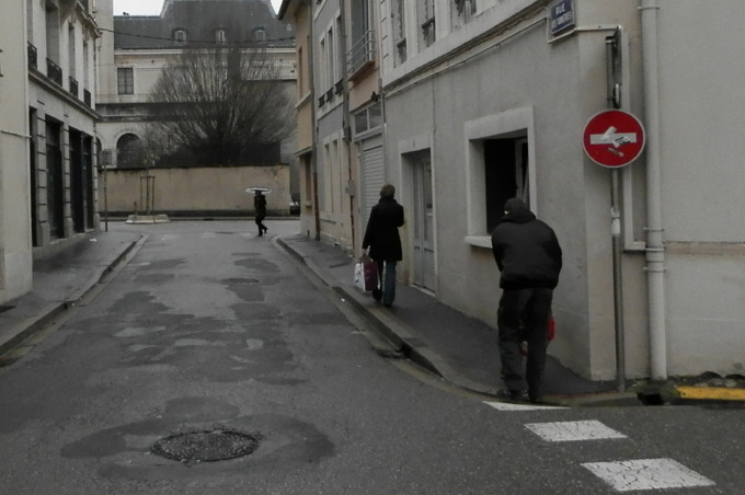 Panneau sens interdit